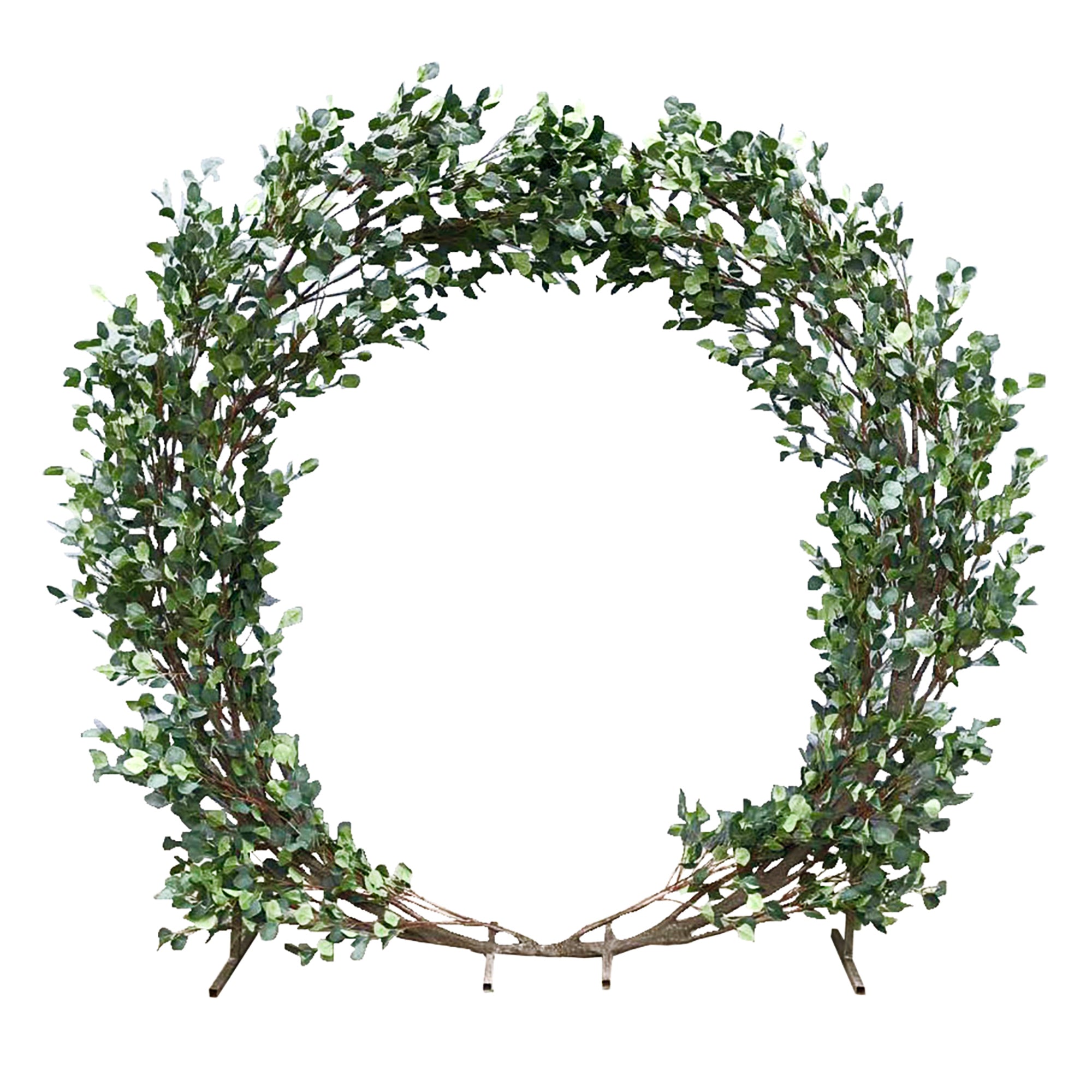 Artificial Eucalyptus Leaf Grand Tree Arch 7½ ft