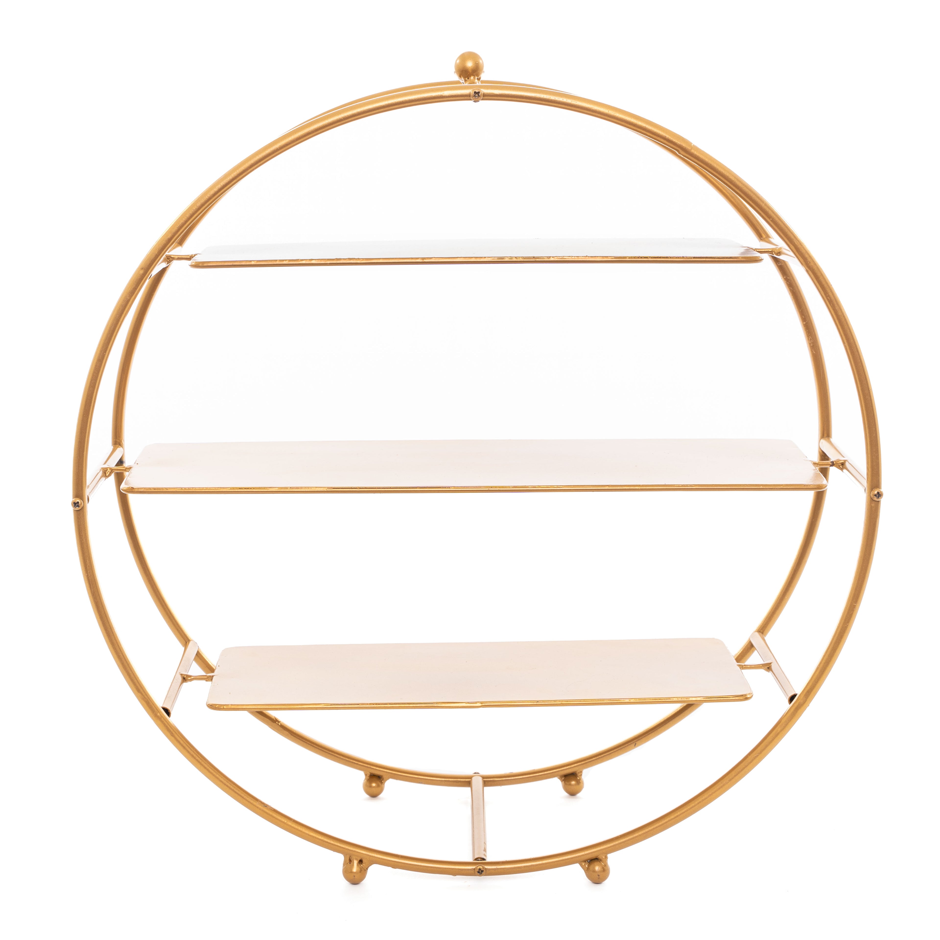 Metal 3 Tier Dessert Stand Wheel