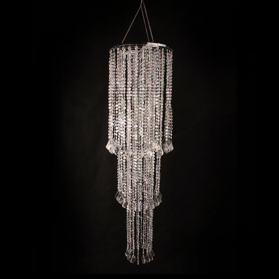 Crystal Iridescent Diamond Cut Bead,Chandelier