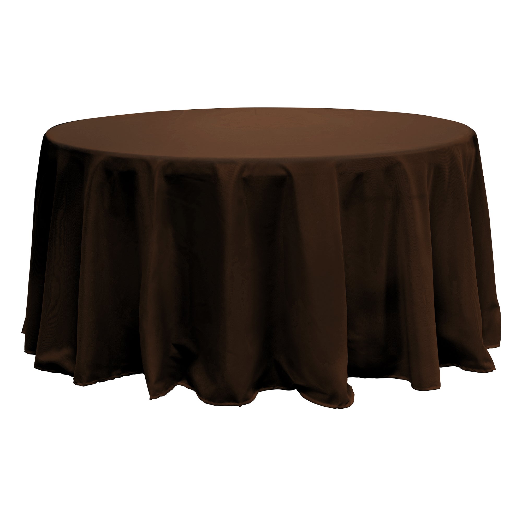Value Round Polyester Table Cover 120"