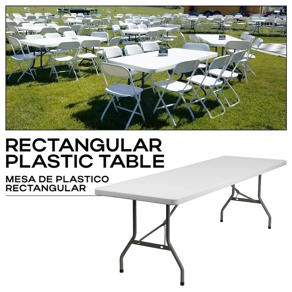 Rectangle Plastic Table - 6ft